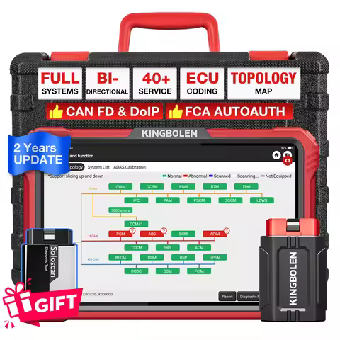 KINGBOLEN K10 PRO K10 Elite CANFD DoIP All System Diagnostic Tools 41 Reset Topology Map ECU Coding 