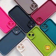 Dopamine Color Phone Case For Vivo V29 Pro V27 Pro V27E V25 V23 Pro V23E V21 V21S Casing Simple Soli