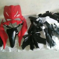 Cover Full Body Kasar Halus Honda Revo Fit Lama Karbu - Hitam