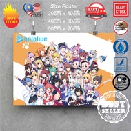 (READY STOCK) Hololive Production poster | Anima Wall Deco poster Sticker