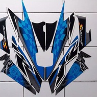 sticker striping standar ORI Supra x 125 R 2008 biru