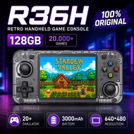 Original Game Console R36H 128GB 3.5inch IPS 20000+ Game Retro PSP PSX Custom Game