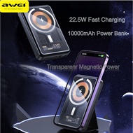 【SG STOCK】Remax Awei Magnetic Wireless Power Bank - Battery Pack Powerbank Charger for iPhone 14/13/12