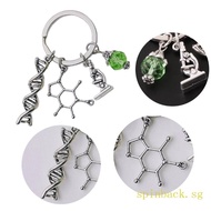 SPIN Biology Chemistry Keychain Unique Molecule Keyring Accessory for Science Lovers