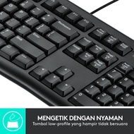 keyboard logitech USB K120 baru dan bergaransi resmi logitech dengan kabel USB