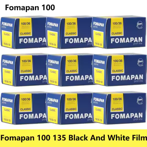1-10 ROLL Fomapan Classic 100 135 35mm Black And White Film Subpackage Rolls 36 Exposure Per Roll Fo