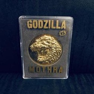 平成 哥吉拉 1992 紀念 金幣 直徑5 非 摩斯拉 基多拉 黑多拉 擺櫃美品 附原盒 直徑5