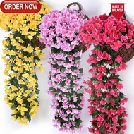 GG 78CM Artificial Hanging Violet Flower - For Wedding Party Garland - Plastic Fake Flowers - He Bas