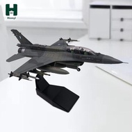 [Homyl] 1:72 Diecast F-16 Fighter Jet Model, Retro Aircraft Model, Stimulated Aircraft Collectible M