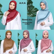 💥LELONG TUDUNG MURAH💥Tudung Bawal Ayla 2 tone warna
