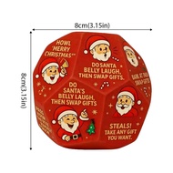 Christmas Gift Exchange Dice Game - 12-sided Party Game For White Elephant & Secret Santa Fun B4c9