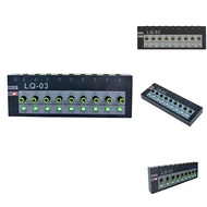 -03 8Channel Mini Mixer Microphone Mixer Instrument Amplifier Audio Input Multifunctional Mixing Eff