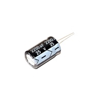 1pc 2200uF 25V 35V 50V Through Hole Aluminium Electrolytic Capacitor