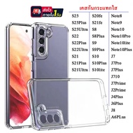 018 Shockproof Clear Case Samsung M33 A33 5G A12 A02 A02s A2core J5prime M02 J2prime J7 J710 J7core 
