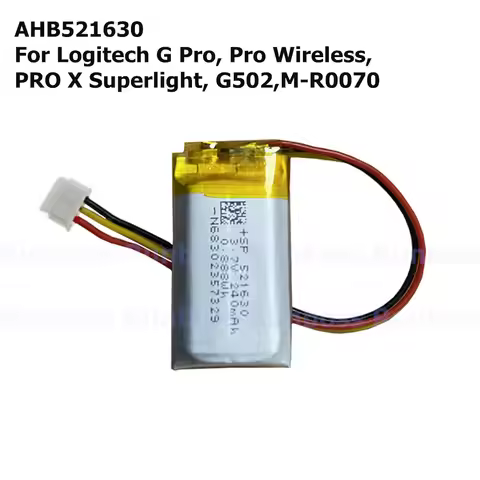 240mAh Wireless Mouse Battery 533-000151,AHB521630PJT-04 for Logitech G Pro GPW 1 2,Pro Wireless,PRO
