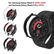 Hard Case Samsung Galaxy Watch 5 40MM 44MM Watch 5 Pro 45MM Bumper - Clear, Watch5 44MM