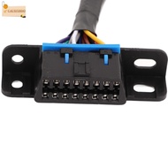 CAUSIXBDO OBD2 Cable, 16 Pin Male to Female 1ft/30cm OBDII Cable, Durable With Mounting Bracket Brai