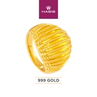 HABIB 999/24K Yellow Gold Ring 9GR00710225