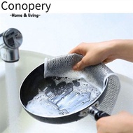 Metal Wire Kitchen Rag Sink Cleaner Pots and Dishes Cleaner, Non-Abrasive Multi-Purpose Cleaner, Con