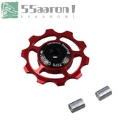 AARON1 Bike Ceramic Bearing Guide Rear Guide Wheel Transmission Accessories Aluminum Jockey Wheel Ro