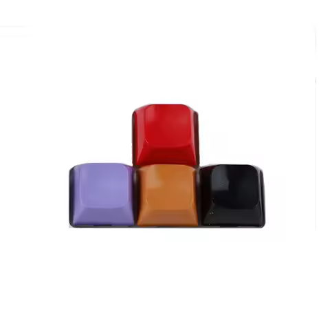 1.0u PBT Resin 100% Keycap Fine Polished Smooth Surface Ceramic Texture Key Cap XDA Profile