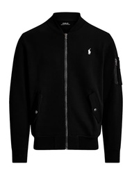 Polo Ralph Lauren Men's Double-Knit Bomber Jacket (US, Alpha, X-Large, Regular, Regular, Polo Black)