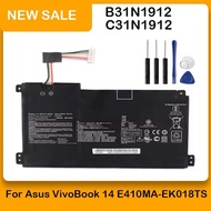ZRTZ 0 Cycle B31N1912 C31N1912 Laptop Battery for Asus VivoBook 14 E410MA-EK018TS EK026TS BV162T F41