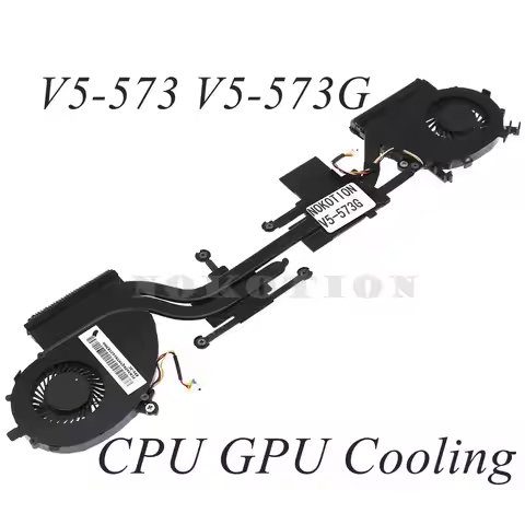 DAZRQMB18F0 Radiator For acer Aspire V5-573G V5-573 V5-473G V5-473 Laptop cooling gpu CPU Heatsink A