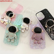 Gradient Star Glitter Powder Phone Case For Vivo V9 V11 Pro V11i Y75 Y79 Y85 Y97 Y53 Y69 V 7 Plus Soft Epoxy Cover with astronaut stand