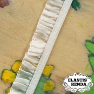 (Harga Per 5 Meter) Renda Karet Elastis Cantik Lebar 15Cm