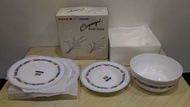 西班牙進口HARMONIA高級強化餐盤湯碗5件組