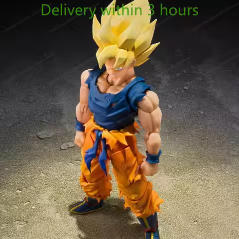 Japanese Bandai Soul Limited SHF Dragon Ball Z Son Goku Angry Warrior Super Saiyan Spot