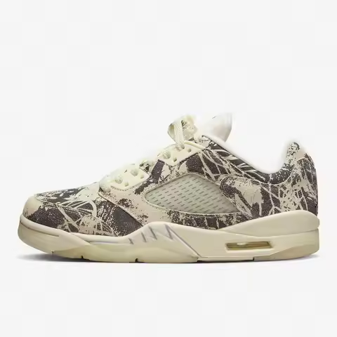 Nike genuine Air Jordan 5 Retro Low women's basketball shoes DA8016-100