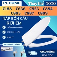 HA42 soft-closing toilet lid is suitable for replacing Toto C188, C636, C823, C884, C885, C887, C889
