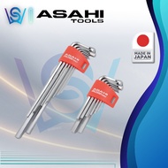 ASAHI JAPAN ALLEN KEY L-WRENCH (metric) mm hex key chrome allenkey set axs0910 ays0910