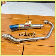 ┤ ✶ ∥ Big elbow stainless pipe exhaust daeng sai4 51mm for tmx 125 tmx 150 skygo 150 euro viperman