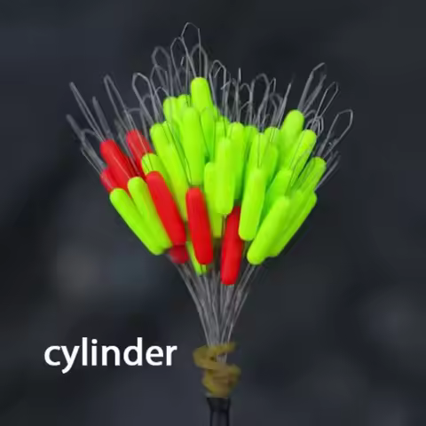 Fishing Space Bean Cylindrical Type Fishing Float Plug 70 Grains/Bundle Fishing Space Bean for Wire 