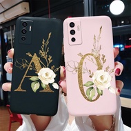 Vivo V23e 5G Phone Case Cute Letters Silicone Soft Casing Shockproof Cover Vivo V23e V 23e VivoV23e 