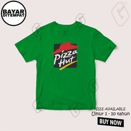 Pizza hut snack children's clothes pizza hut snack children's t-shirt/ branded children's clothing/