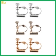 Bla Clip On Earrings Converter Fashion Earring Clip Backs Earring Clamps 3 Color
