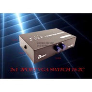 2 X1 2 PORT VGA SWITCH VGA SWITCH 2 WAY VGA SELECTOR SWITCH VGA SWITCH