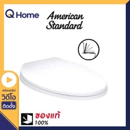 American Standard ฝารองนั่งชักโครก เปิด-ปิดแบบกันกระแทก รุ่น 590000S-WT สีขาว ฝาชักโครก ฝาชักโครกทรงรี ฝารองชักโครกamerican