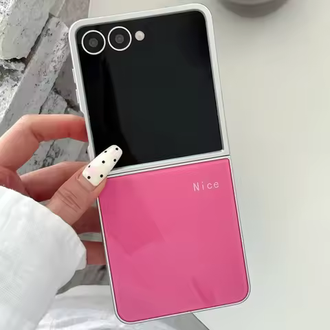 For Samsung Galaxy Z Flip 8 Cover For Samsung Galaxy Z Flip 7 Electroplated Case For Samsung Z Flip 