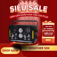 S24 plus 7in1 patterned stage light flashing with music for family theater rooms, karaoke, flight ro