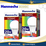 Hannochs Bohlam Lampu LED Sonic 50WATT Cahaya Putih Desain Elegan Dengan Frosted Cover-GARANSI RESMI