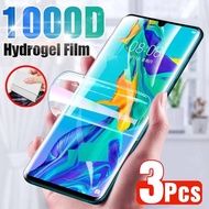 3Pcs For Huawei Mate 40 30 20X 20 10 Pro Lite P Smart 2019 Z Screen Protector Full Cover Hydrogel Film For Huawei P50 P40 P30 P20 P10 Lite Pro Plus