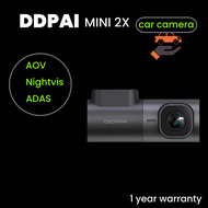 DDPAI MINI 2X Dash Cam 2K HD กล้องติดรถยนต์ การถ่ายโอน Wi-Fi 5GHz กล้องติดรถยนต์อัจฉริยะ AI ISP Nigh