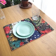 餐桌上小森林天然棉麻桌墊可反復水洗鍋墊餐布桌巾