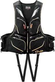 Gamakatsu GM6007 Floating Vest, Black/Gold, 7L