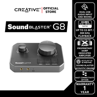 CREATIVE SOUND CARD Sound Blaster G8 ซาวด์การ์ดในแบบ Hi-Res ในแบบ DUAL USB DAC และ Amp